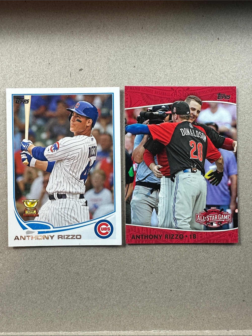 Anthony Rizzo lot of 12 (Cubs, Yankees) - Picture 4 of 13